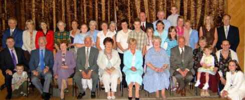 Some of the many parishioners that attended the Rev. Alan Millar�s farewell service in St John�s Church, Dromara on 3rd September 2006.
