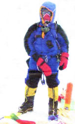 Noel on the summit of Everest. US21-788SP