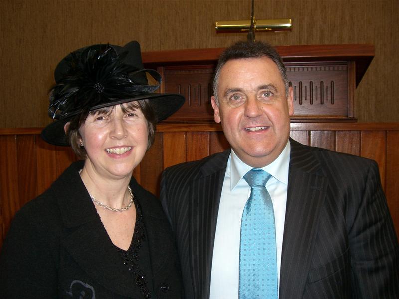 Pastor John Taylor and his wife Christine