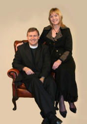 The Rev Gary Goodes pictured with his wife Dianne