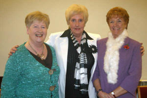 L to R: Maureen Staniland, Florence Blair and Irene Richer gave a reading for three people entitled 'Seeing is Believing' at the PWA service in First Lisburn. 