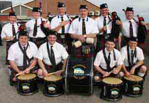 Ballydonaghy Pipe Band.