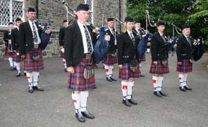 Ballydonaghy Caledonian Pipe Band.