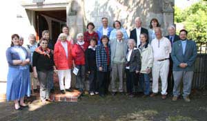 Visitors from Moravian Churches in Germany and Switzerland pictured during a guided tour of Kilwarlin Moravian Church on Saturday 14th June.