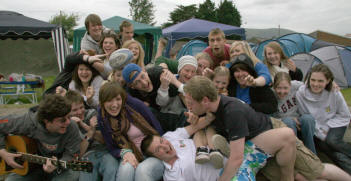 A group of young people from First Lisburn Presbyterian Church pictured really enjoying the MADness at Summer Madness.