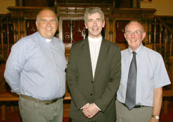 L to R: Rev Brian Anderson, Rev James Todd and Rev Winston Good.