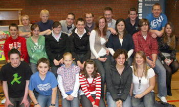 Young people from local churches who attended BCM Bible clubs and camps over recent years.