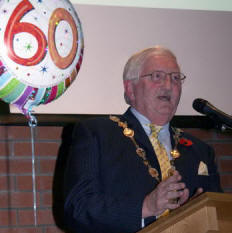 The Mayor, Councillor Ronnie Crawford recalls happy memories of attending BCM camps at the 60th anniversary of BCM 