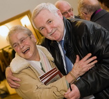Elder Church Elder Gladys Brown and John Kelly enjoying the fun.