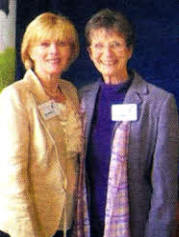 Dorothy McReynolds and Fiona Castle at the 'Help l'm a Woman' Conference at Lambeg Parish Church.
	