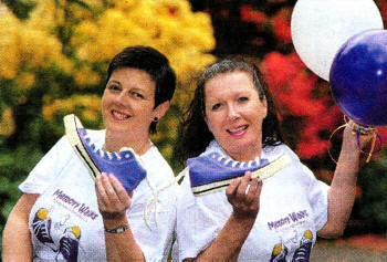 Eleanor Clarke and Suzanne Quinn helped launch Cruse Bereavement Care's third Memory Walk.