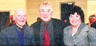 Noel Walker pictured with his parents Robert and Lena, all members of Kilwarlin Moravian Church.