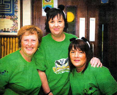 Pandamania leaders Ann, Kay and Jennifer.