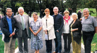 Cecil Kirkwood, Councillor Ronnie Crawford (Former Mayor), Jean Crawford, Lynne Trainor, Brian Trainor, Elizabeth Bridgett, Nell Mcilwrath and Roy Mcilwrath.