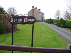 Harold and Metaï¿½s home ï¿½Argyll Houseï¿½ where in the late 1950s, up to sixty young people attended a ï¿½squashï¿½ evening once a month on a Saturday evening.  The elevated site of the house on the Limehill Road provides a panoramic view of Lisburn.