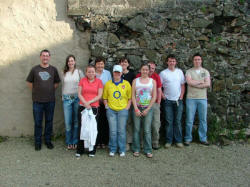 The team from Sloan Street Presbyterian Church who spent eleven days in July on a Missionary Trip to Romania. L to R: (back row) Darren Aitcheson, Julia Nixon, Eileen McKillop, Nicola Aitcheson, Alan Templeton, Gareth Wilson and Gareth Baxter. (front row) Kathryn Martin, Judith Conroy and Judith Cunningham. Missing from the photo - David Morrison.