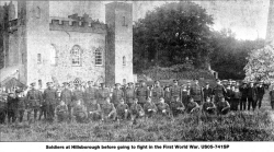 Soldiers at Hillsborough before going to fight in the First World War. US05-741SP