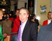 Andrew Lloyd Webber is pictured arriving at the London Palladium for the Opening Night of The Sound of Music on Wednesday 15th November.