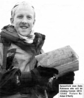 Sprucefield man Andy Robinson who will be climbing Everest. US13135A0 Picture By: Aidan O'Reilly