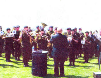 Garvey Silver Band playing with the Newfoundland Territorial Army Band. US29-730SP