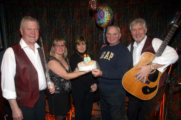 Dr James McLoughlin, Consultant Physician at the Mater Hospital, Belfast, who celebrated his 60th birthday at a party evening with Bakerloo Junction in the Ivanhoe Hotel, Carryduff