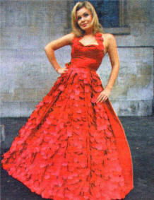 Katherine Jenkins at the Poppy Appeal launch in her Poppy Dress. All pictures courtesy of the RBL