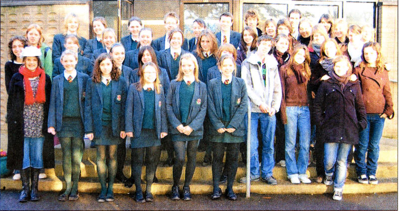 Pupils from Lycee Paul Cezanne, Aix-en-Provence and their Friends' hosts during their stay in Northern Ireland.