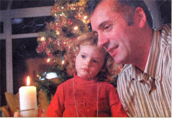 Mikaela Porter with her father John.