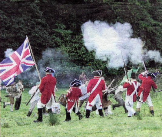 Preparations get underway for the re-enactment of the 1798 Battle of Saintfield taking place this Saturday at 4.30pm in the village ï¿½ speculation locally is the Presbyterians will win again.