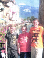 Jamie Hawthorne, Dylan Fleming and Thomas Espie in Annecy
