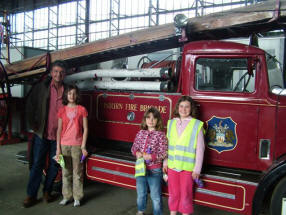 The Lisburn fire engine.