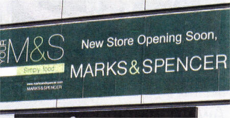 The new Marks and Spencer 'Simply Food' store will open in Bow Street Mall next Friday (May 2).