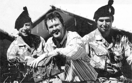 S. Capt McMillen, Jeffery Donaldson and Capt Strain.