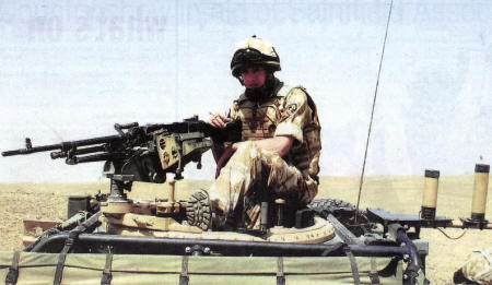 Phillip on patrol in Afghanistan.