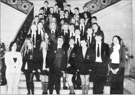 Year 9 pupils at Stormont - Year 9 pupils from Laurelhill College at Stormont.