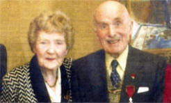 Dr Semple and his wife Edith on the day he was made a Freeman of Lisburn