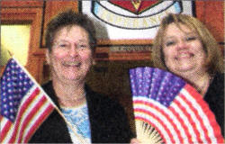 Teachers Carol Fulton and Julie Dumigan