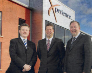 Pictured are (L-R) Andrew Cavey, former managing director of ABT who is now a director with the Xperience Group with Patrick Leggett, Group Sales Director and Joe Davey, Managing Director. US4908-Xperience IT