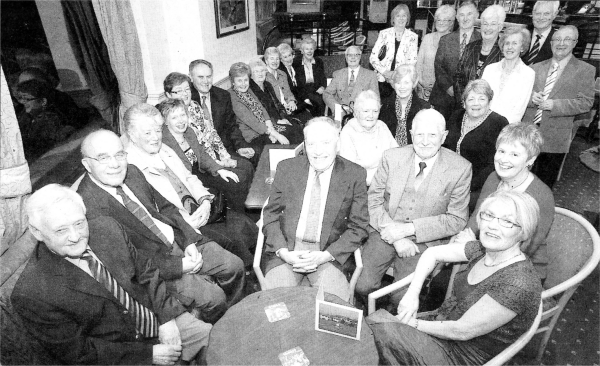 Volunteers at the celebration dinner in Lisburn Golf Club.