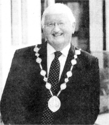 The new Mayor or Lisburn Councillor Ronnie Crawford, Photo John Harrison.