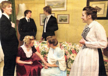 The cast during rehearsals of My Fair Lady.