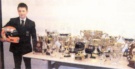 Scott Finlay with his trophies