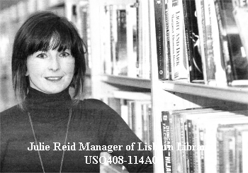 Julie Reid Manager of Lisburn Library. USO408-114A0