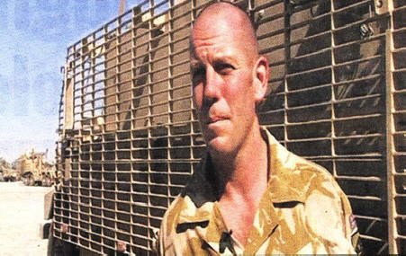BBC Newsline reporter Mervyn Jess talked to Lance Corporal David Holdsworth from Lisburn