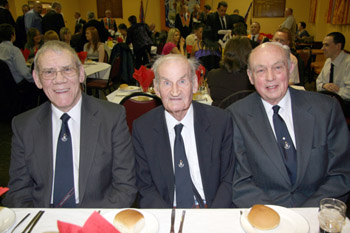 Bro Reggie Johnston (Past Master), Bro Jim Gilliland and Bro John Lockhart (Past Master.