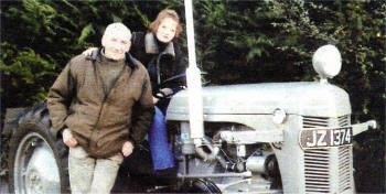 Cyril Gardner, Ravarnet, Lisburn with his wife Phyllis and his 1948 Ferguson TE20.