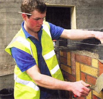 Philip Green pictured at the recent Skillbuild 2009 competition which was held in Portadown.