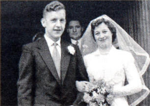 Ray and Noreen on their wedding day 