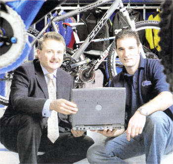 Andrew Cavey, Director of Xperience with Chris Watson, MD of ChainReactionCycles.com