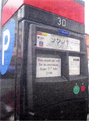 A review is to be carried out on the impact of on-street car parking charges